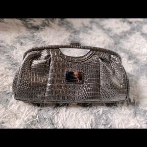 Nicole Miller Silver Clutch